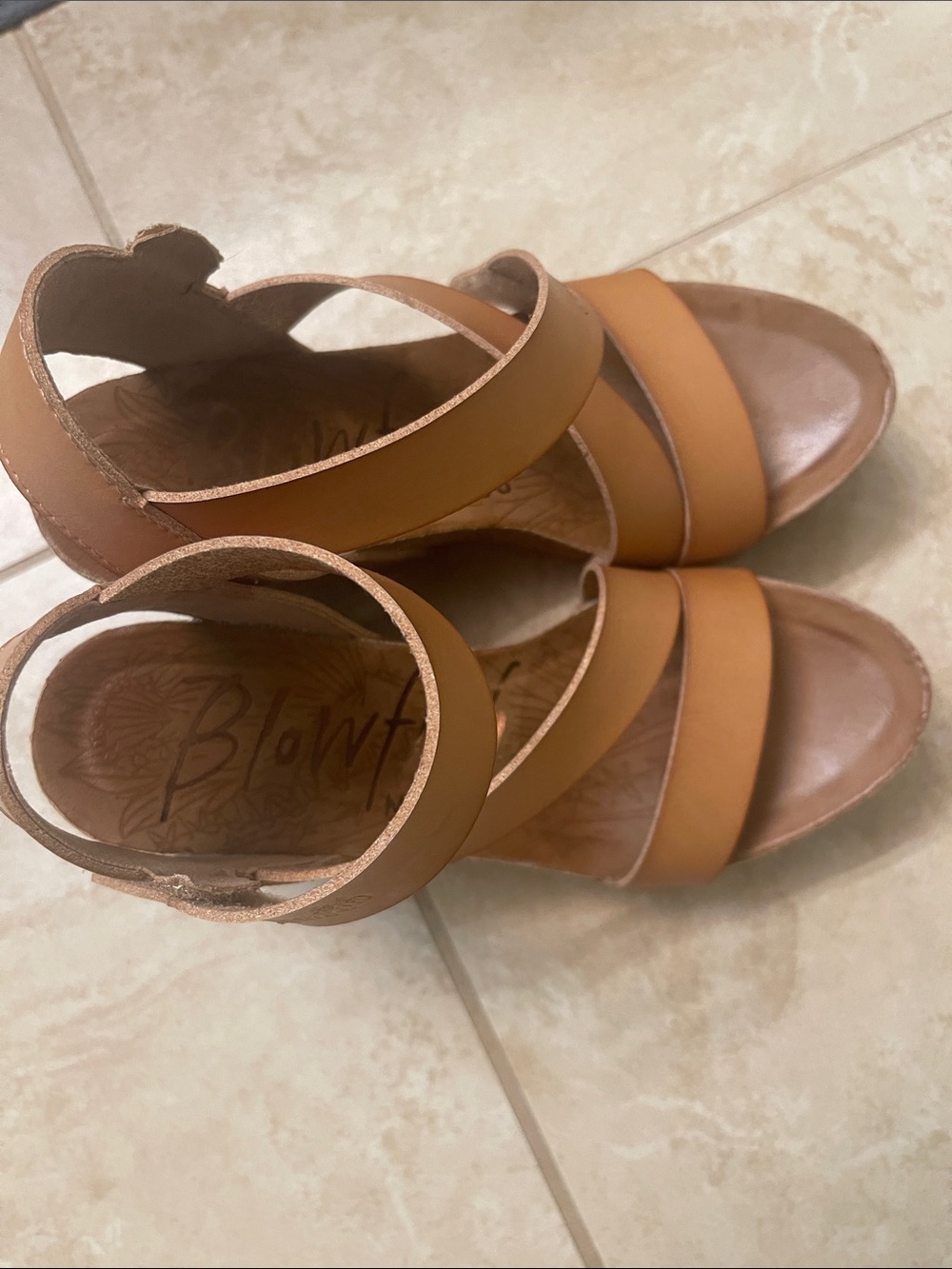 Blowfish Malibu Tan Strappy Women's Sandals